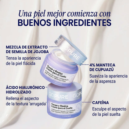 GoPure™: Cuello Más Firme y Rejuvenecido
